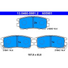 13.0460-5981.2 Bremsbelagsatz, Scheibenbremse