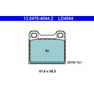 13.0470-4044.2 Bremsbelagsatz, Scheibenbremse ATE Ceramic