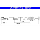 24.3728-0126.2 Seilzug, Kupplungsbetätigung 24.3728-0126.2 Seilzug, Kupplungsbetätigung