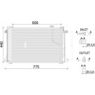 AC 786 000S Kondensator, Klimaanlage BEHR AC 786 000S Kondensator, Klimaanlage BEHR