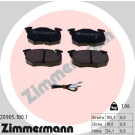 Zimmermann | Bremsbelagsatz, Scheibenbremse | 20905.180.1