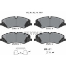 Textar Bremsbelagsatz, Scheibenbremse Q+ 2502201