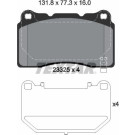 2332502 Bremsbelagsatz, Scheibenbremse Q+