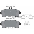 2516302 Bremsbelagsatz, Scheibenbremse Q+