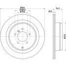 Hella | Bremsscheibe | 8DD 355 115-291