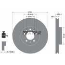 Textar | Bremsscheibe | 92287203