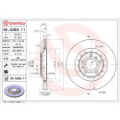 Brembo | Bremsscheibe | 09.A269.11