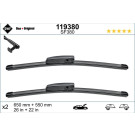 SWF Wischblatt Scheibenwischer DAS ORIGINAL SET 119380 SWF Wischblatt Scheibenwischer DAS ORIGINAL SET 119380