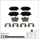 Zimmermann Bremsbelagsatz, Scheibenbremse 22904.175.2