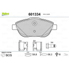 Valeo | Bremsbelagsatz, Scheibenbremse | 601334