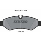 Textar | Bremsbelagsatz, Scheibenbremse | 2074701