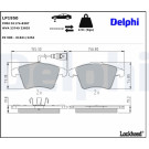 LP1950 Bremsbelagsatz, Scheibenbremse