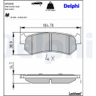 LP1910 Bremsbelagsatz, Scheibenbremse