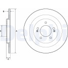 Delphi | Bremsscheibe | BG4688C