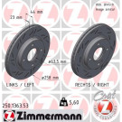 Zimmermann | Bremsscheibe | 250.1363.53