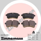 Zimmermann | Bremsbelagsatz, Scheibenbremse | 24570.210.1