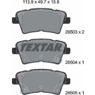 Textar | Bremsbelagsatz, Scheibenbremse | 2650301