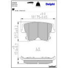 Delphi Bremsbelagsatz, Scheibenbremse LP2035 Delphi Bremsbelagsatz, Scheibenbremse LP2035