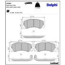 Delphi Bremsbelagsatz, Scheibenbremse LP964
