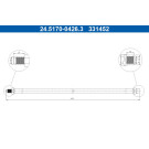24.5170-0426.3 Bremsschlauch 24.5170-0426.3 Bremsschlauch