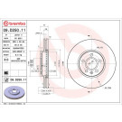 09.D250.11 Bremsscheibe PRIME LINE - UV Coated