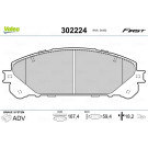 Valeo | Bremsbelagsatz, Scheibenbremse | 302224
