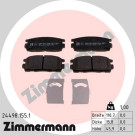 Zimmermann | Bremsbelagsatz, Scheibenbremse | 24498.155.1