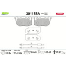 Valeo | Bremsbelagsatz, Scheibenbremse | 301155A