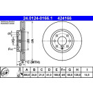 ATE | Bremsscheibe | 24.0124-0166.1