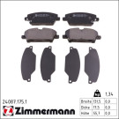 24087.175.1 Bremsbelagsatz, Scheibenbremse