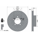 Textar | Bremsscheibe | 92279905