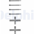 Delphi LX0039 Zubehörsatz, Scheibenbremsbelag