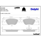 Delphi Bremsbelagsatz, Scheibenbremse LP1443
