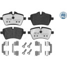Meyle Bremsbelagsatz, Scheibenbremse MEYLE-PD: Advanced performance and design 025 239 8418/PD