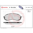 Brembo | Bremsbelagsatz, Scheibenbremse | P 78 015