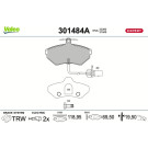 Valeo | Bremsbelagsatz, Scheibenbremse | 301484A
