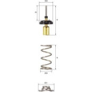 Mahle | Thermostat, Kühlmittel | TX 257 82D