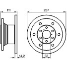BOSCH | Bremsscheibe | 0 986 478 742