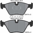 Textar | Bremsbelagsatz, Scheibenbremse | 2347402