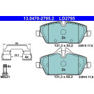 Bremsbelagsatz, Scheibenbremse ATE Ceramic 13.0470-2795.2