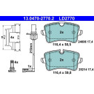 13.0470-2770.2 Bremsbelagsatz, Scheibenbremse ATE Ceramic