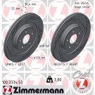 Zimmermann | Bremsscheibe | 100.3334.53