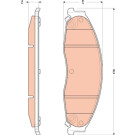 GDB4601 Bremsbelagsatz, Scheibenbremse GDB4601 Bremsbelagsatz, Scheibenbremse