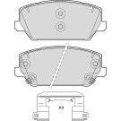 601769 Bremsbelagsatz, Scheibenbremse 601769 Bremsbelagsatz, Scheibenbremse