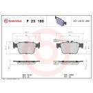 P 23 180 Bremsbelagsatz, Scheibenbremse PRIME LINE