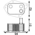 Mahle | Ölkühler, Motoröl | CLC 199 000S