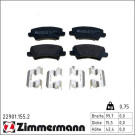 Zimmermann Bremsbelagsatz, Scheibenbremse 22901.155.2
