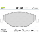Valeo | Bremsbelagsatz, Scheibenbremse | 301354