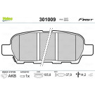 Valeo | Bremsbelagsatz, Scheibenbremse | 301009