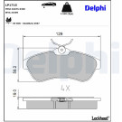 Delphi | Bremsbelagsatz, Scheibenbremse | LP1715